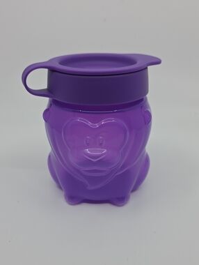 Tupperware Exclusif Purple Louie the Lion Snack Cup New